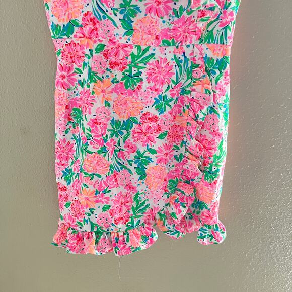 MOVING SALE: Lilly Pulitzer Floral romper dress - Picture 10 of 11
